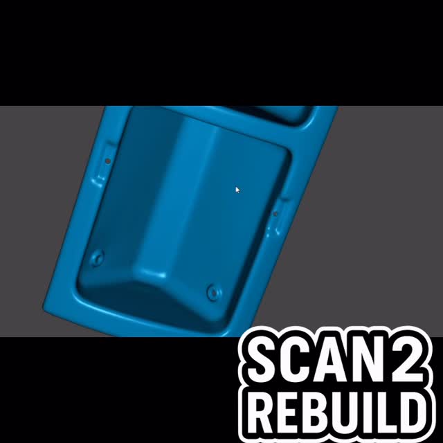 Wohnwagen-Bauteil: 3D-Scan vor dem Zerfall